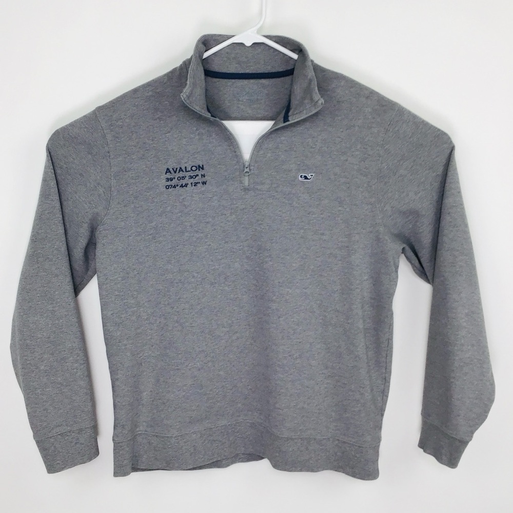 Vineyard Vines men’s long sleeve quarter zip pullover medium